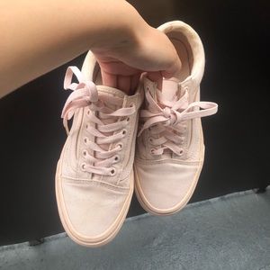 blush pink old skool vans